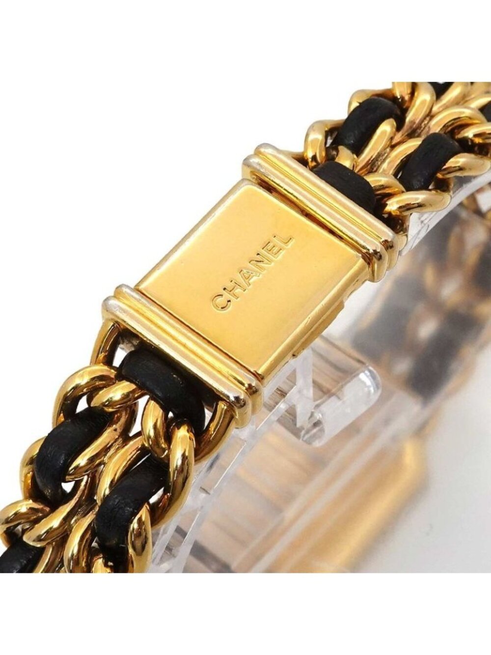 Chanel Premiere L Vintage Watch Black Gold Size - Picture 6 of 6